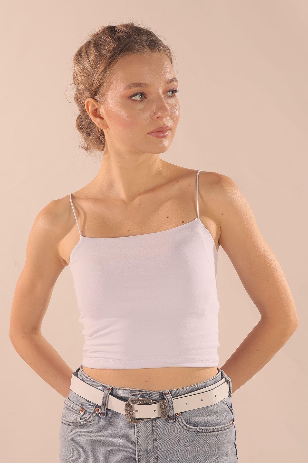 Beyaz Askılı Atlet 001 - 4