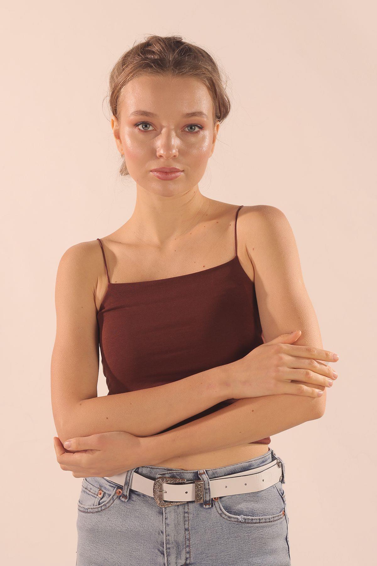 001 Askılı Atlet Kahve - 2