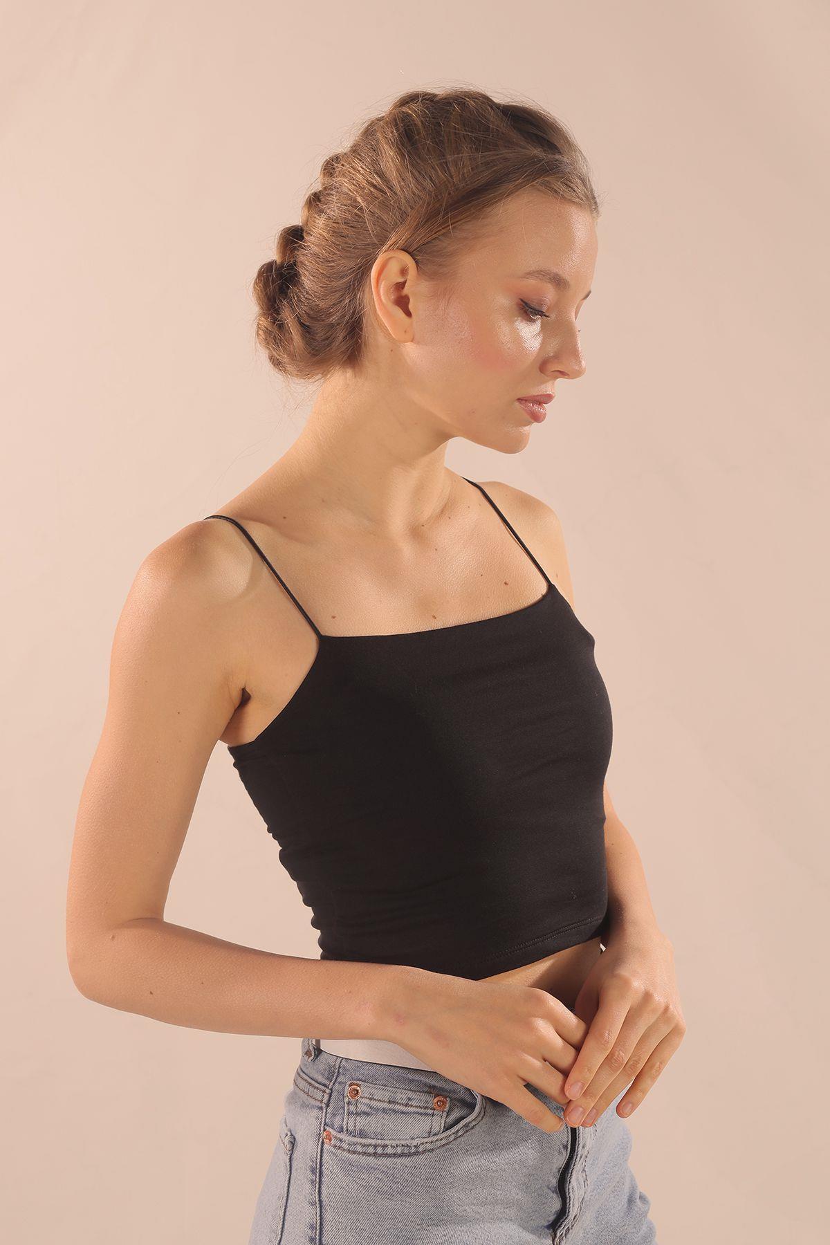 Siyah Askılı Atlet 001 - 3