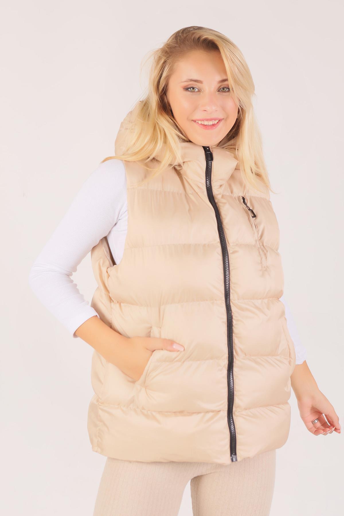 Taş Oversize Yelek 0015-1 - 3