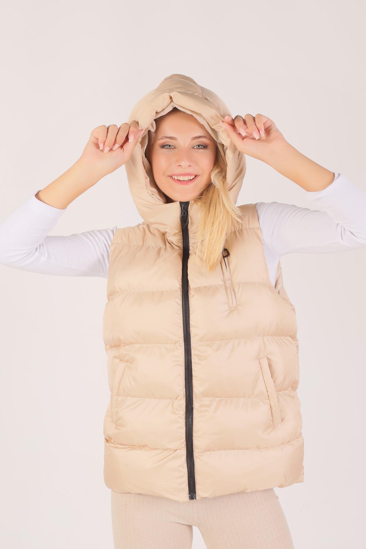 Taş Oversize Yelek 0015-1 - 4