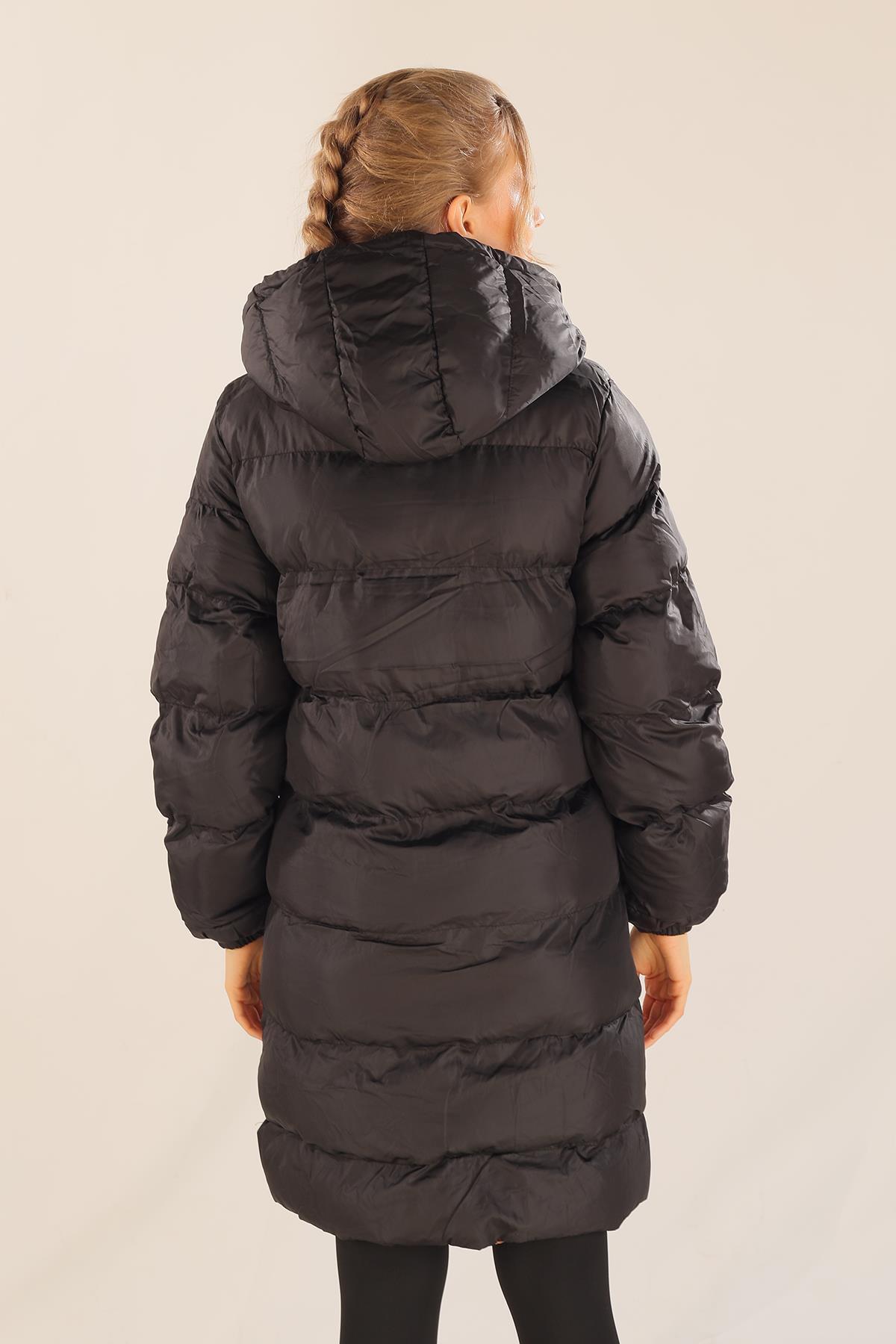 Camel Çift Renkli Oversize Mont 0021-1 - 3