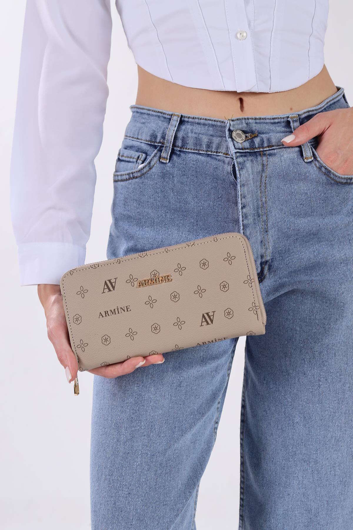 Vizon Tek Fermuarlı Baskılı Cüzdan 006 - 6