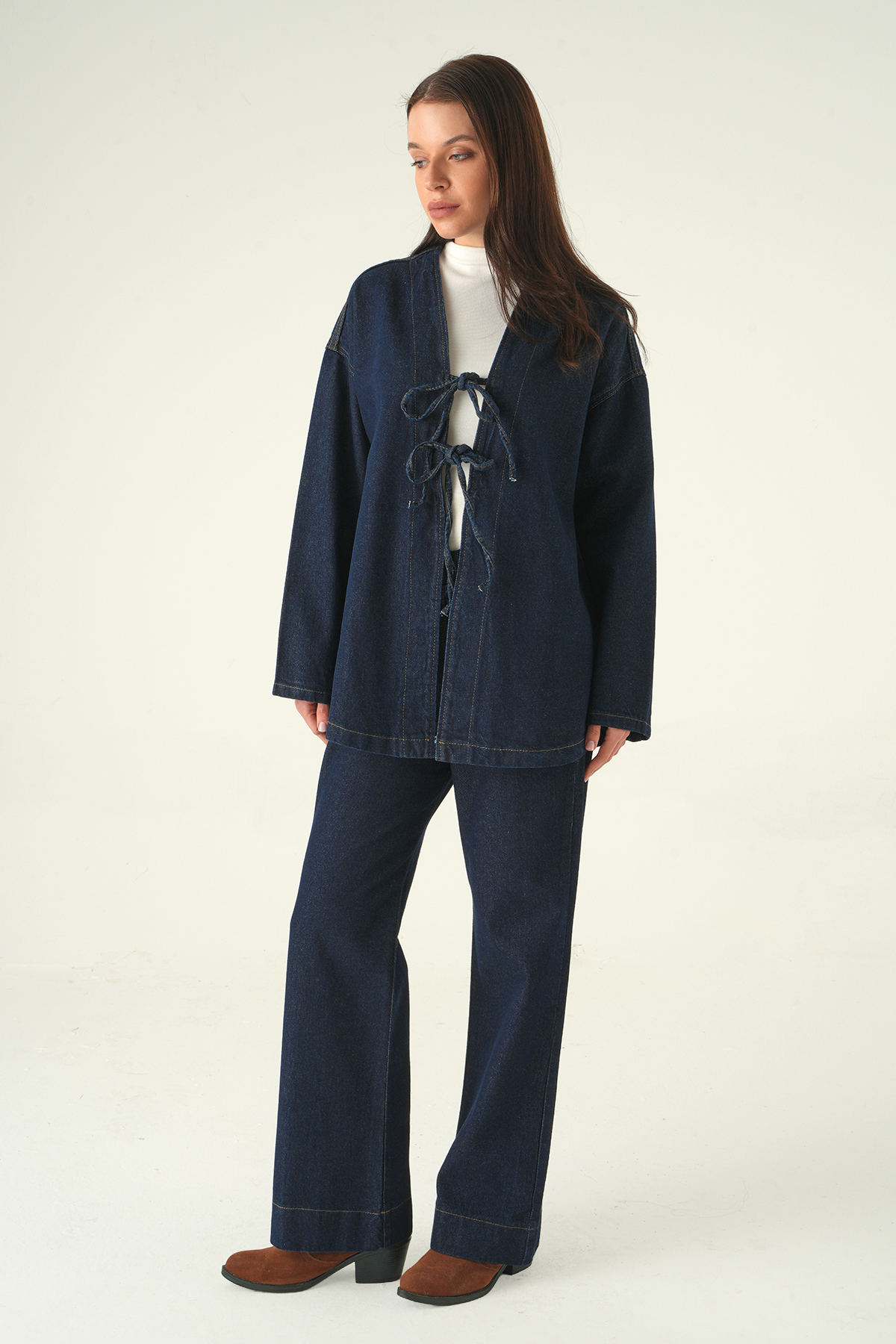 Laci Bağlamalı Ceket Pantolon Takım 0084 - RAYS