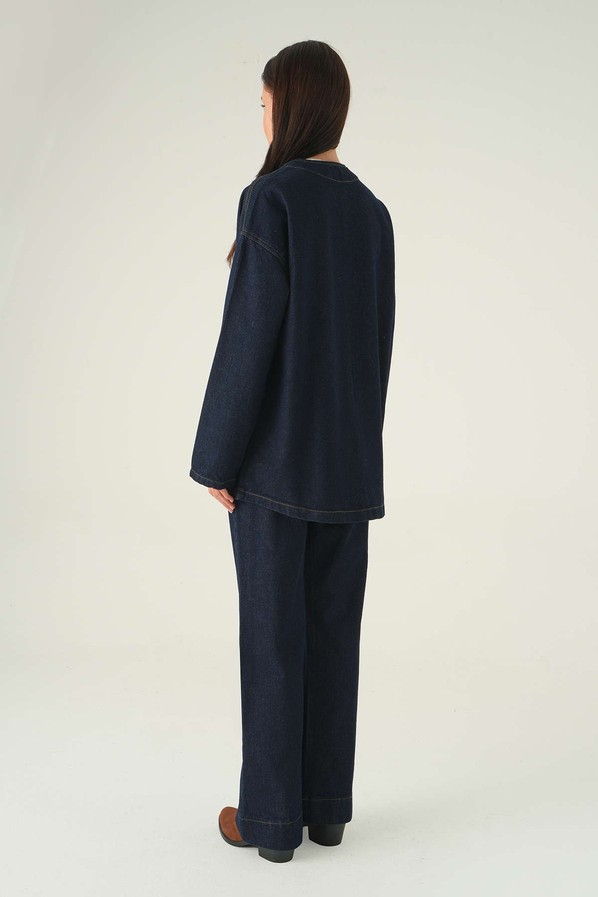 Bağlamalı Ceket Pantolon Takım 0084 Laci - 5