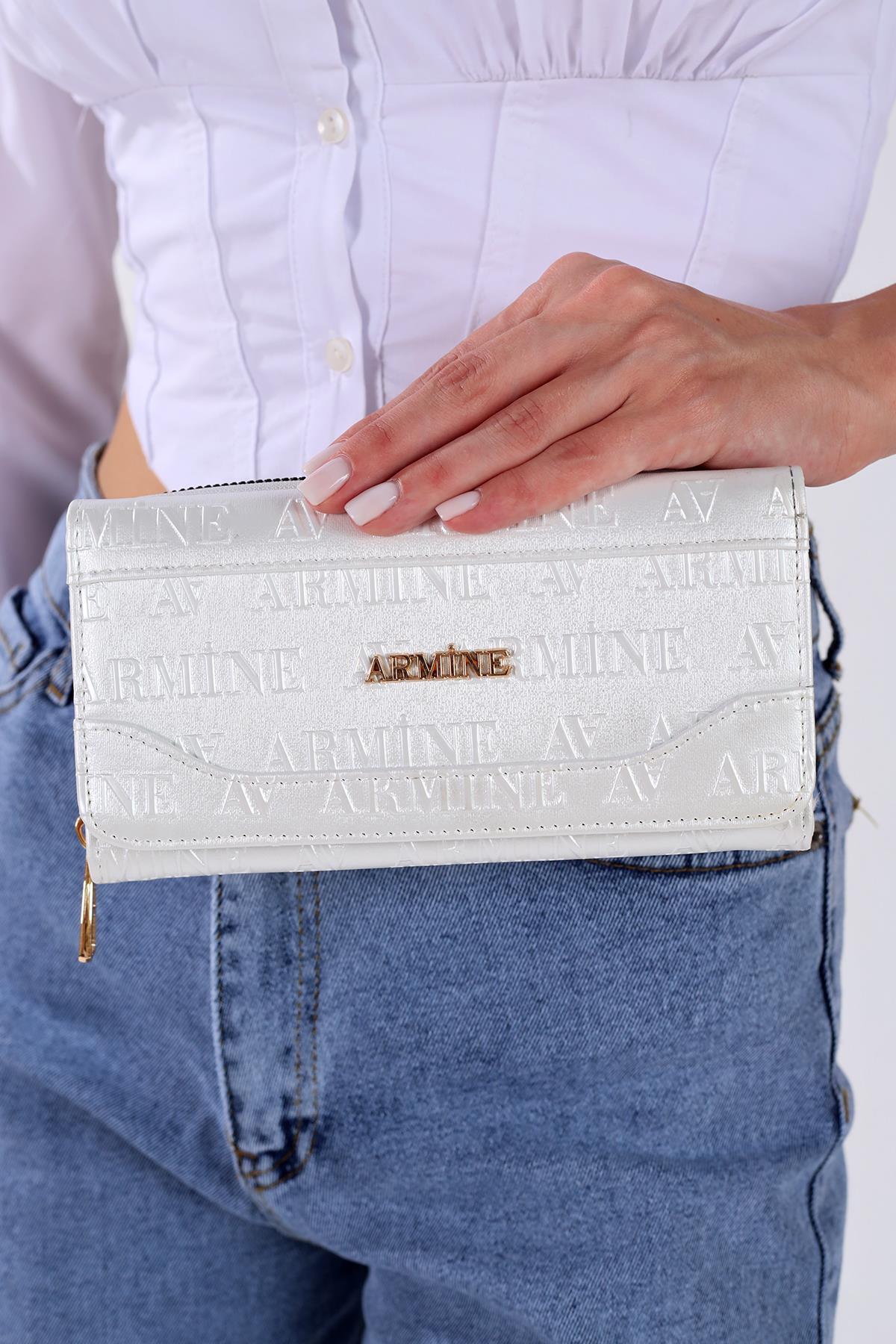 Beyaz Ön Cep Dikişli Cüzdan 018 - 6