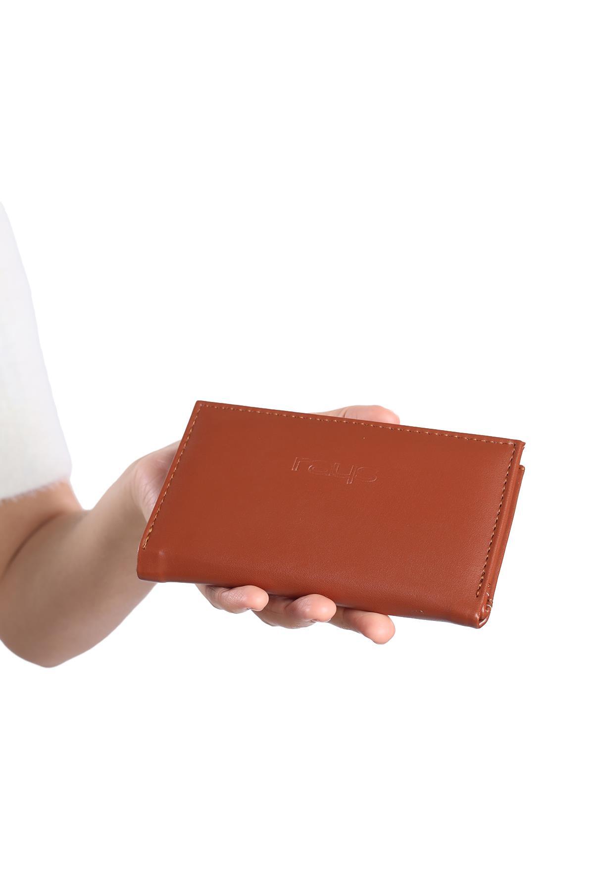 Taba Çıtçıtlı Fermuarlı Cüzdan 023 - 2