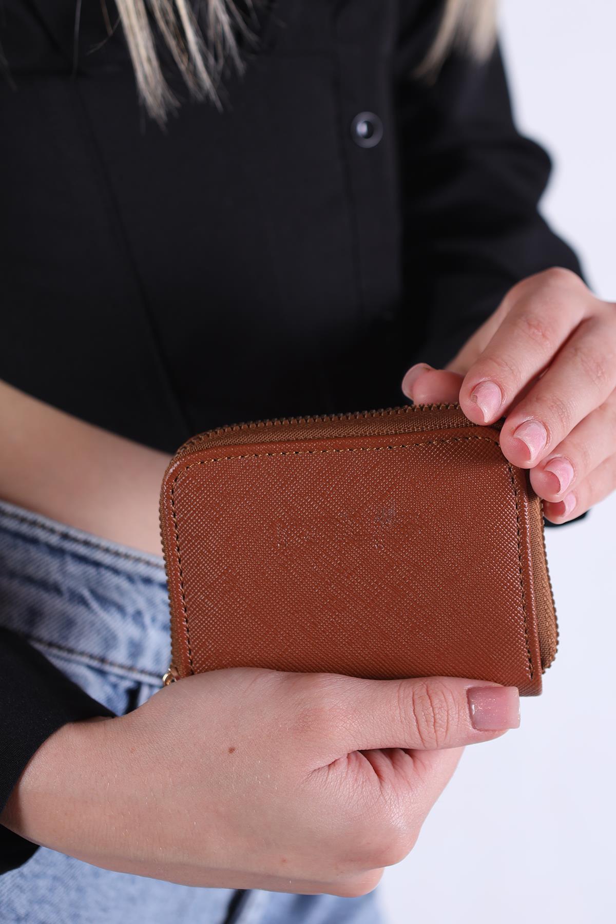 Taba Fermuarlı Mini Cüzdan 024 - 3