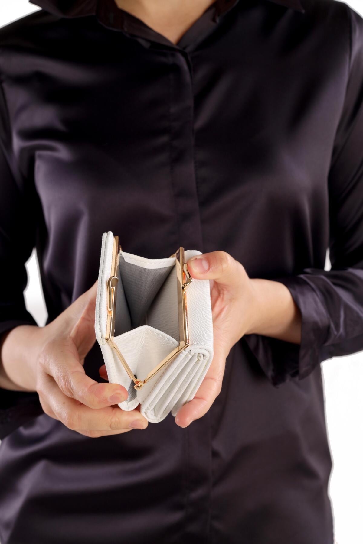 Beyaz Klasik Mini Cüzdan 026 - 4