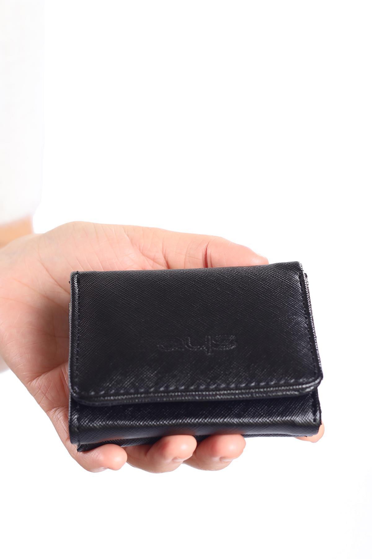 Siyah Klasik Mini Cüzdan 026 - 7