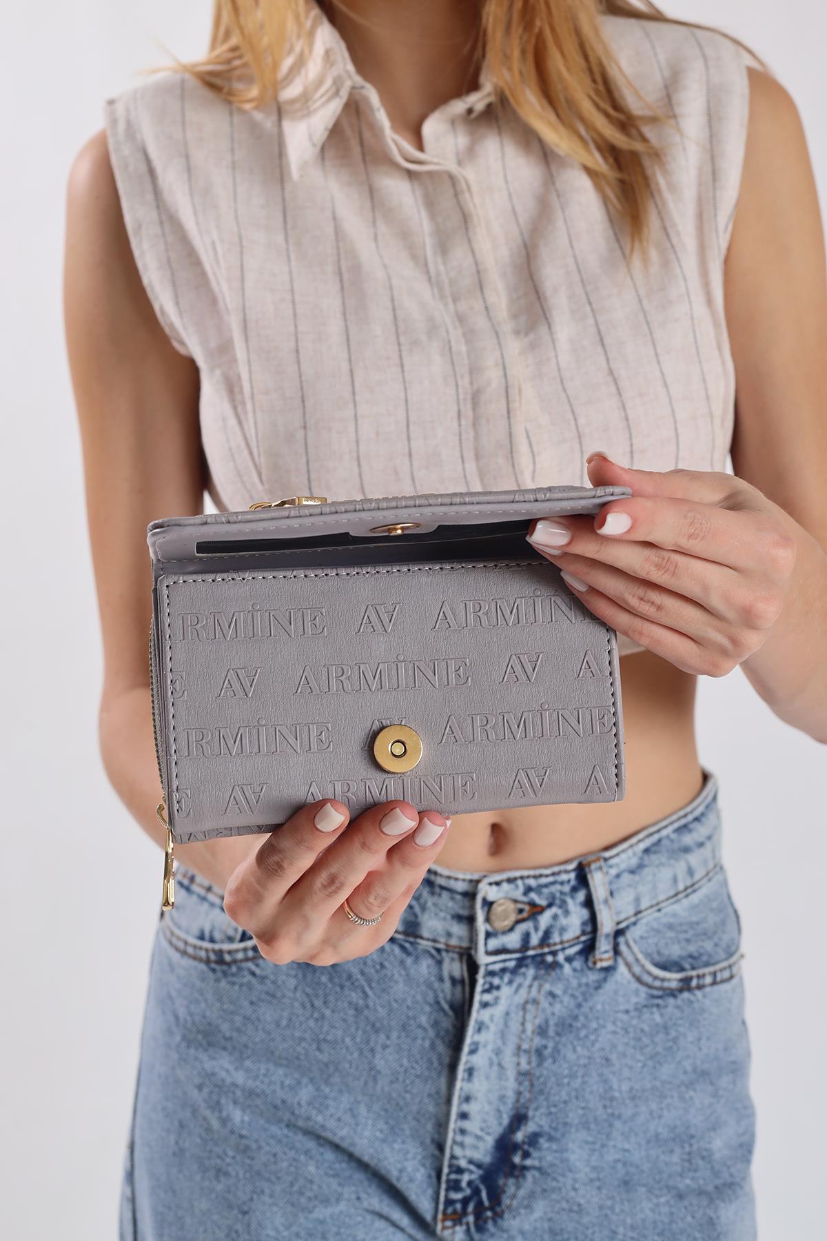 Gri Fermuarlı Cüzdan 027 - 4