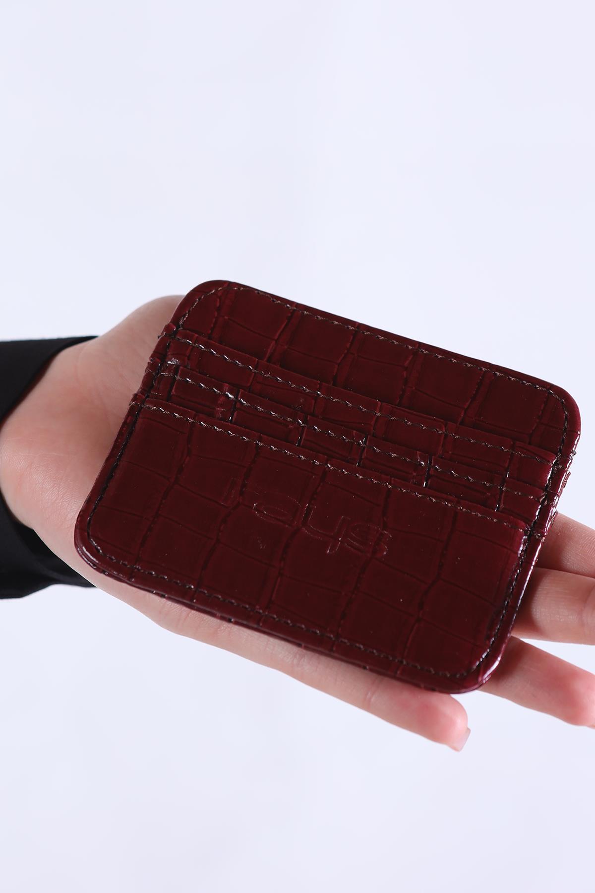028 Kartlık Cüzdan Bordo 