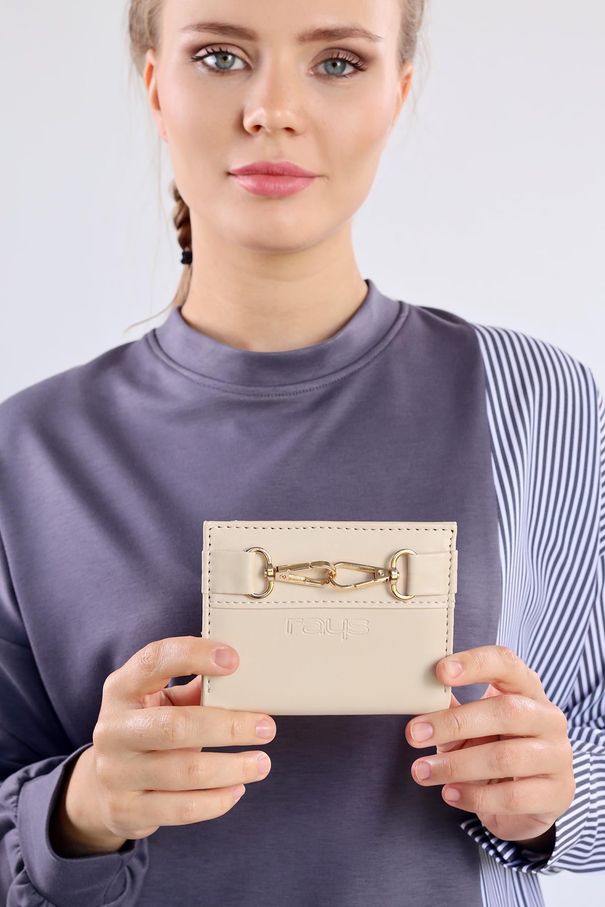 Krem Toka Detay Cüzdan 029 - 1