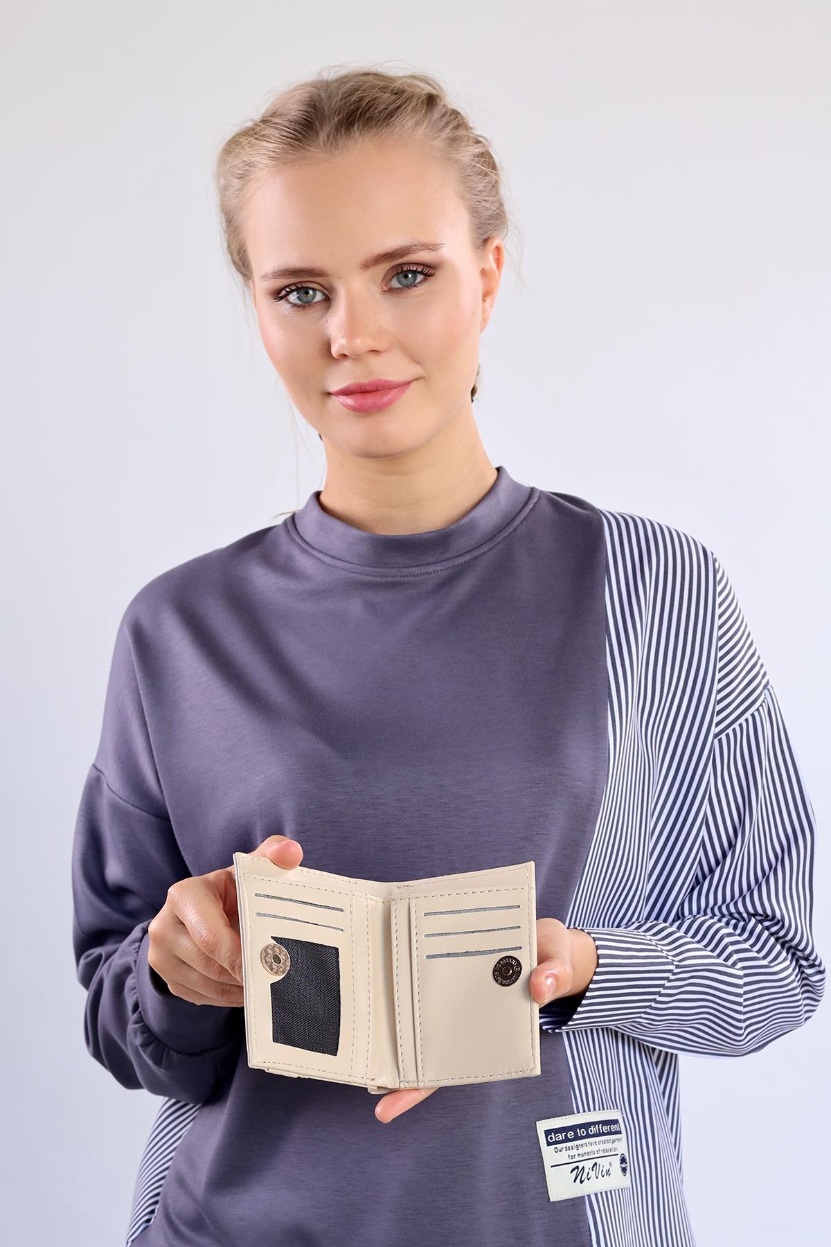 Krem Toka Detay Cüzdan 029 - 3