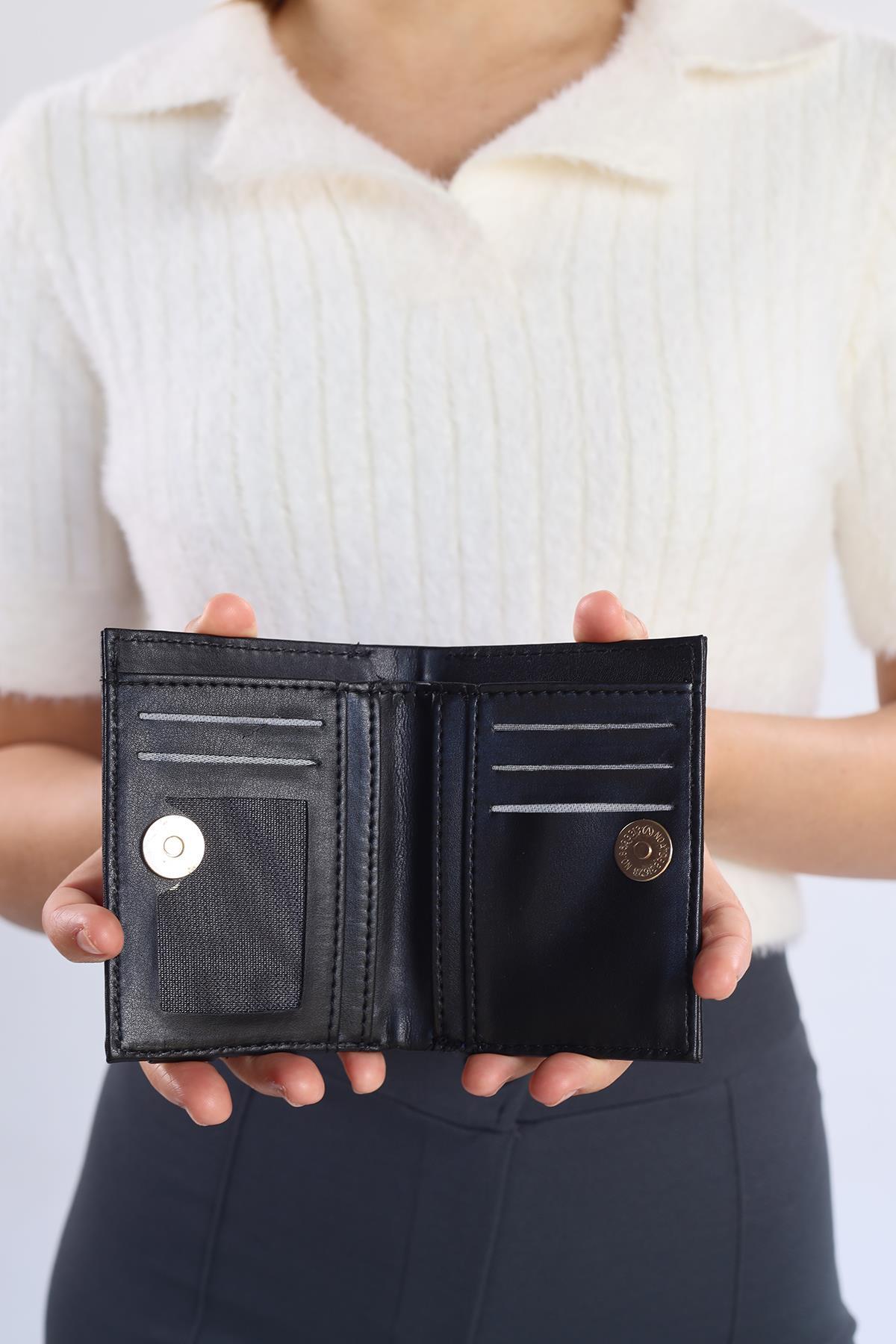 Siyah Toka Detay Cüzdan 029 - 3