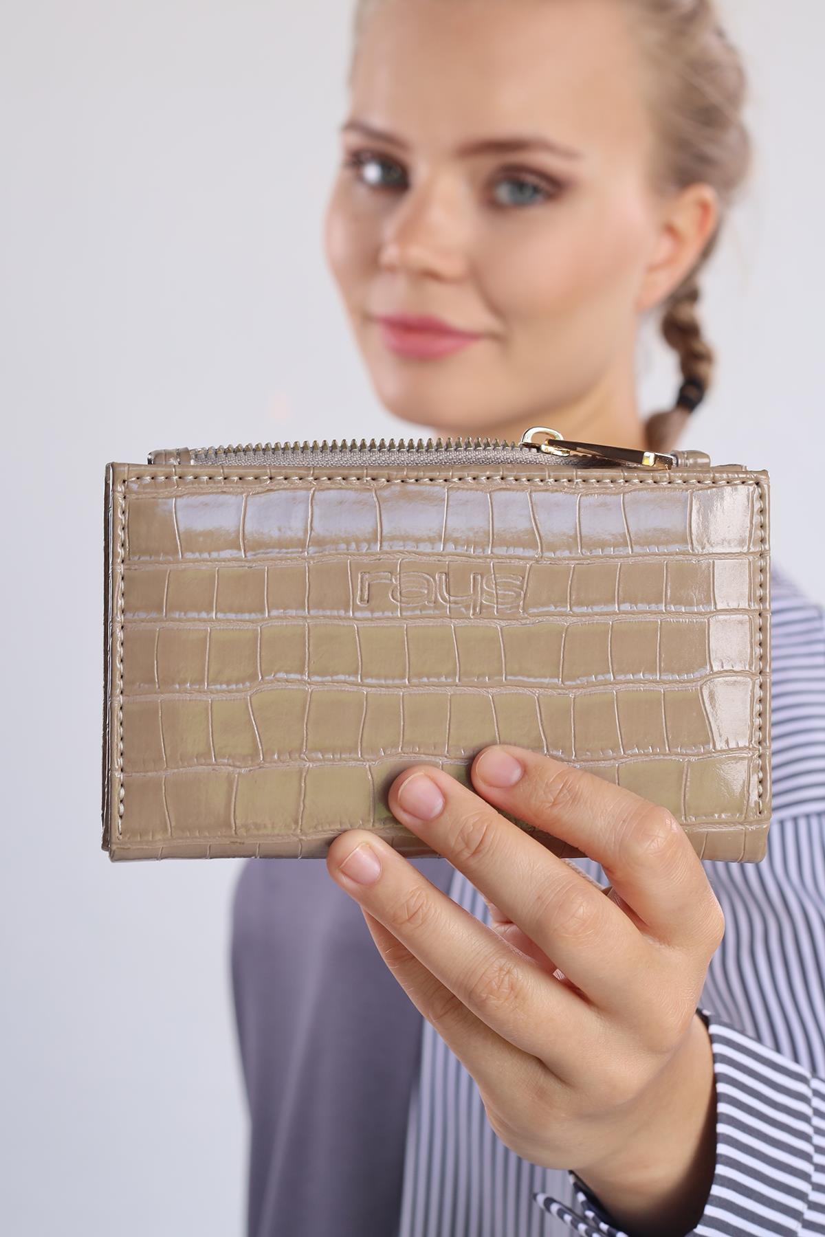 Vizon Fermuarlı Croko Cüzdan 032 - 2