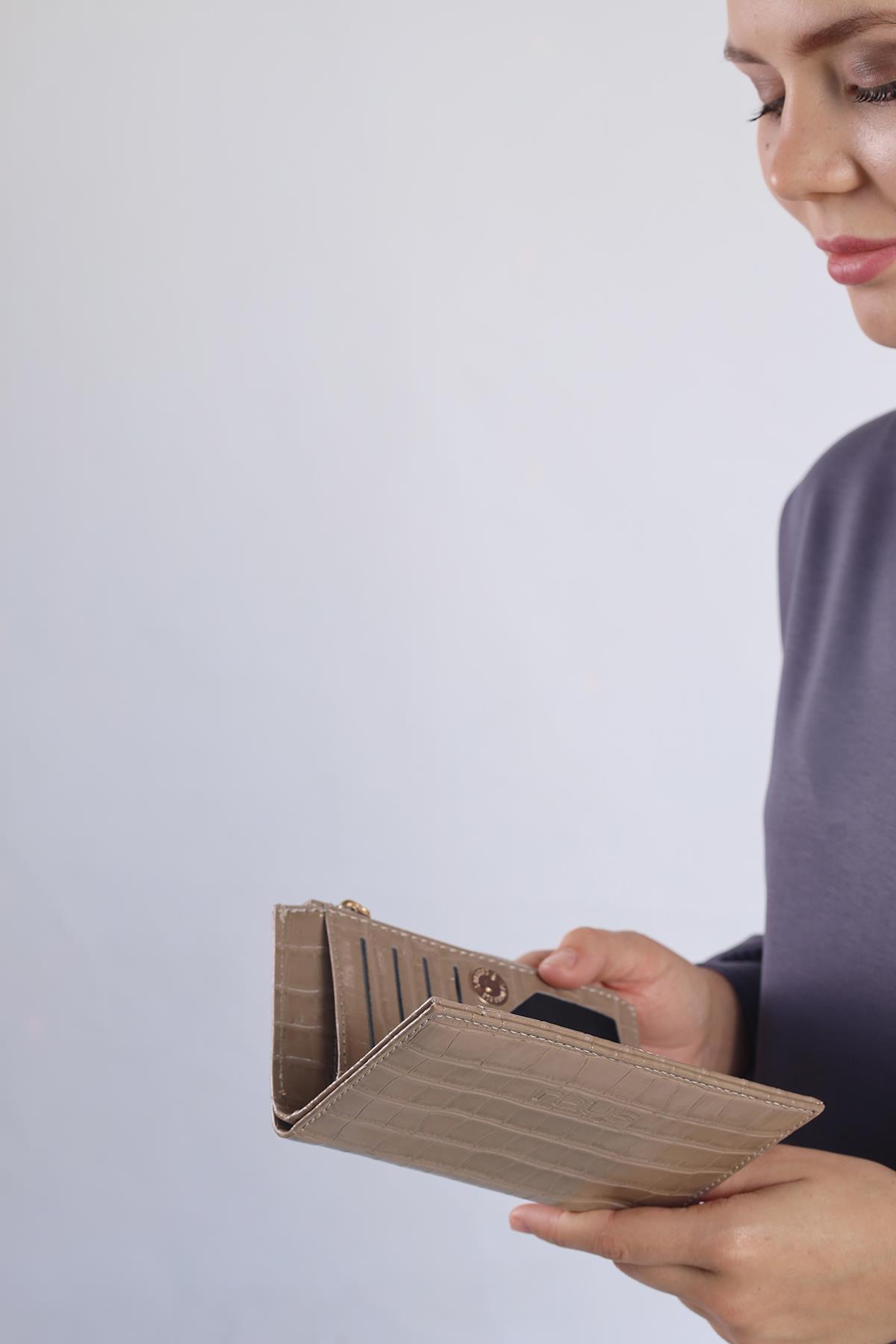 Vizon Fermuarlı Croko Cüzdan 032 - 5