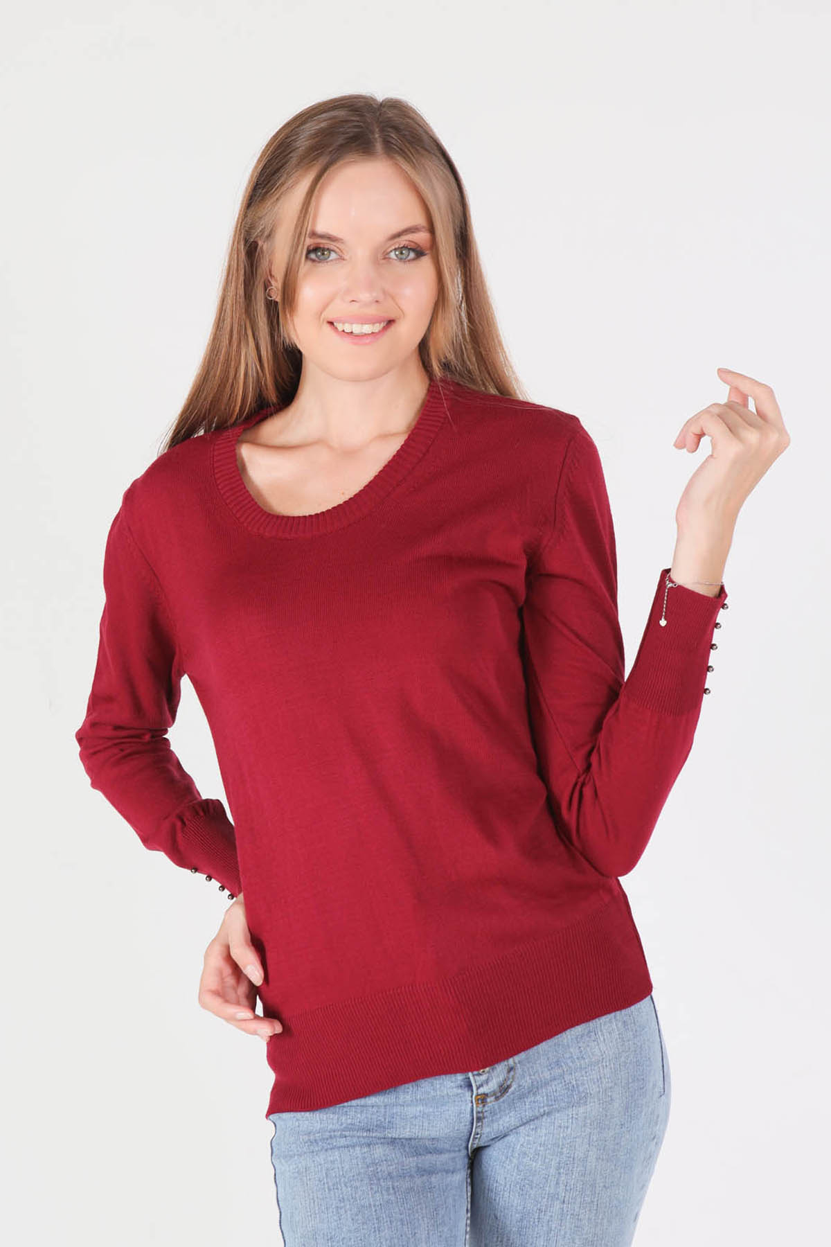 Bordo U Yaka Kazak 1000 