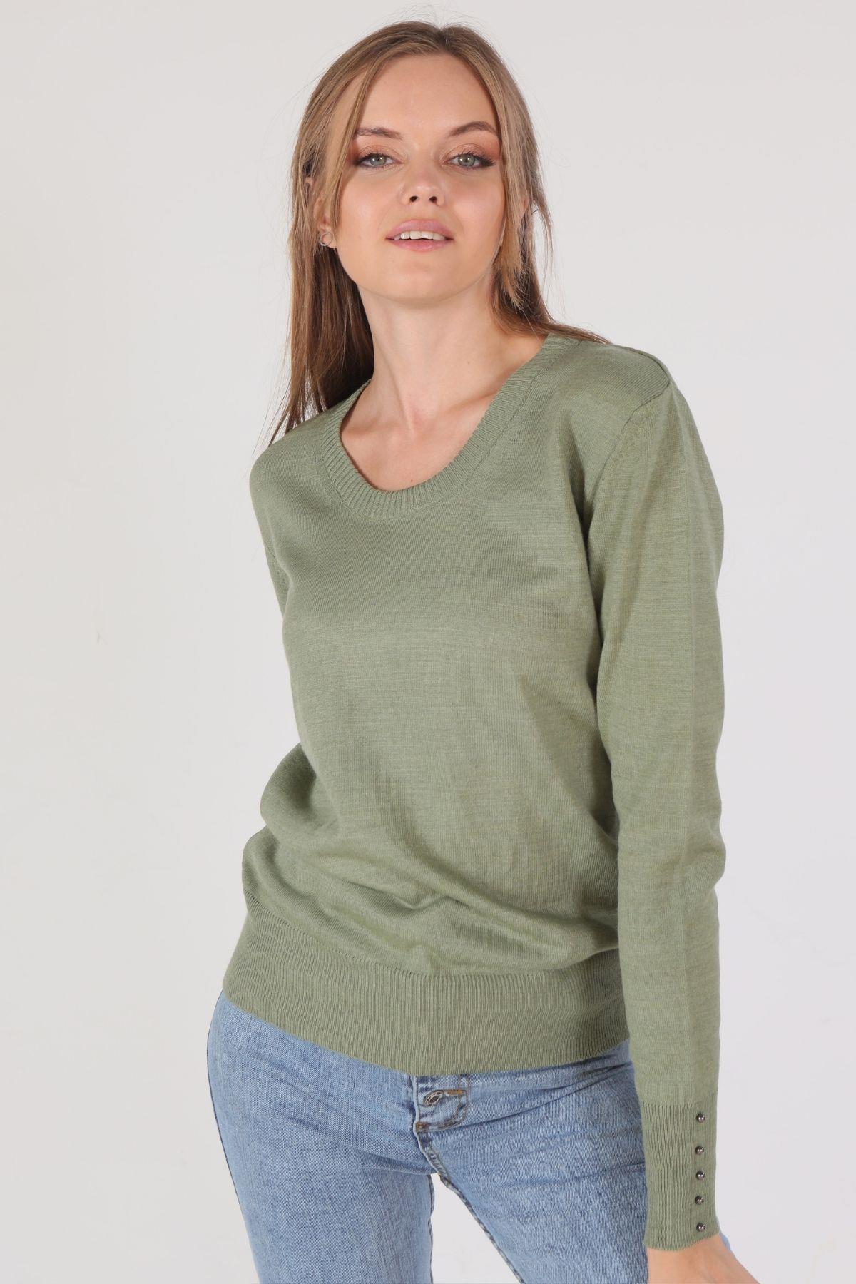 Çağla U Yaka Kazak 1000 - 1