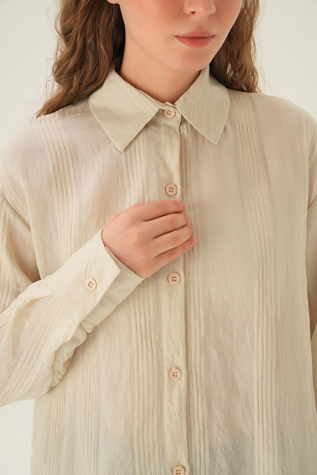 Taş Kalın Çizgili Gömlek 1003 - 5