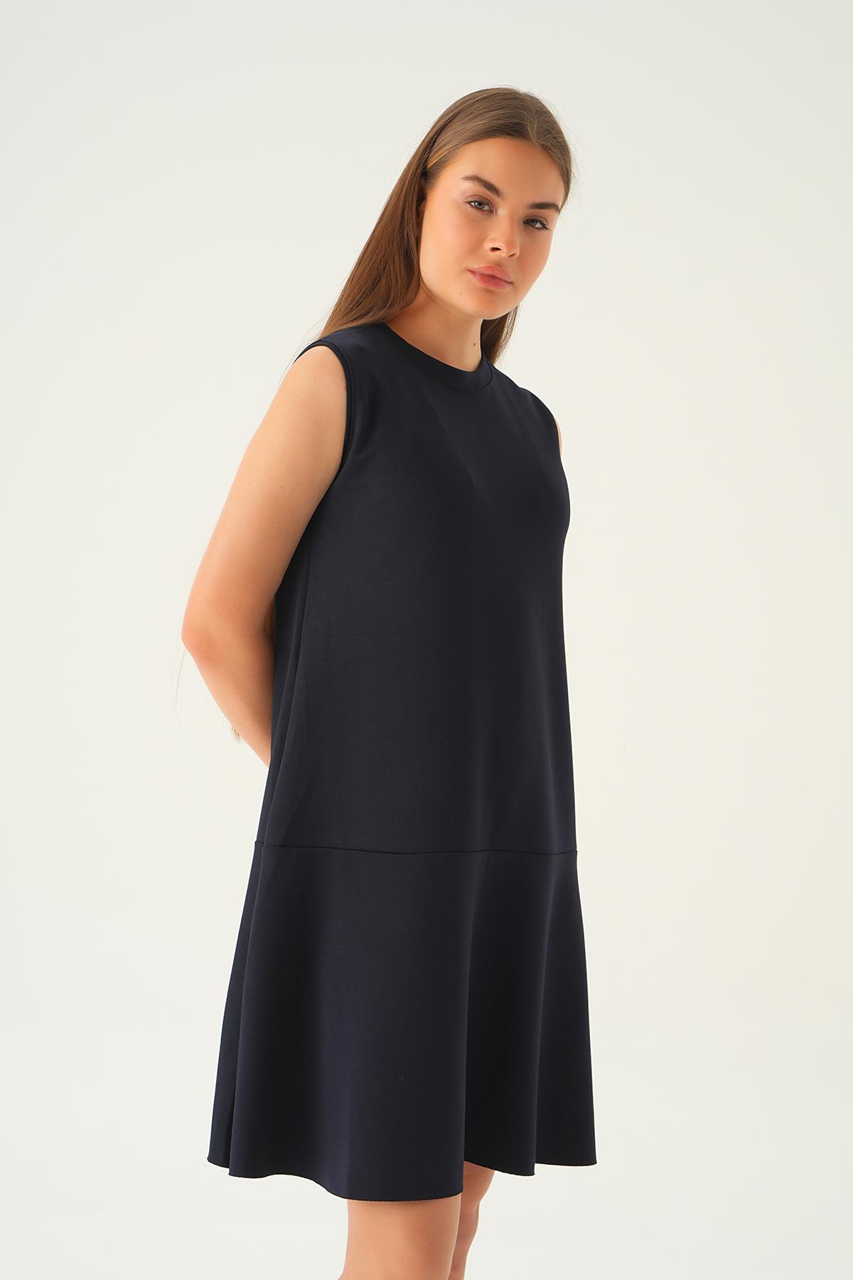 Laci Sıfır Kol Elbise 1005 - 3