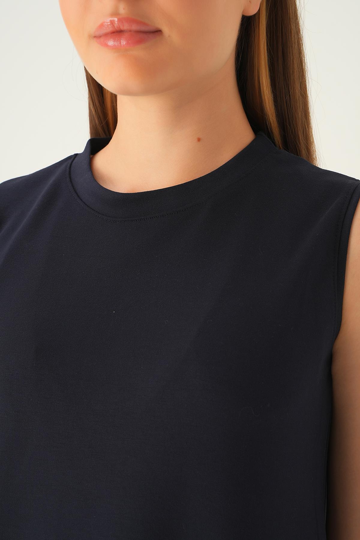 Laci Sıfır Kol Elbise 1005 - 6