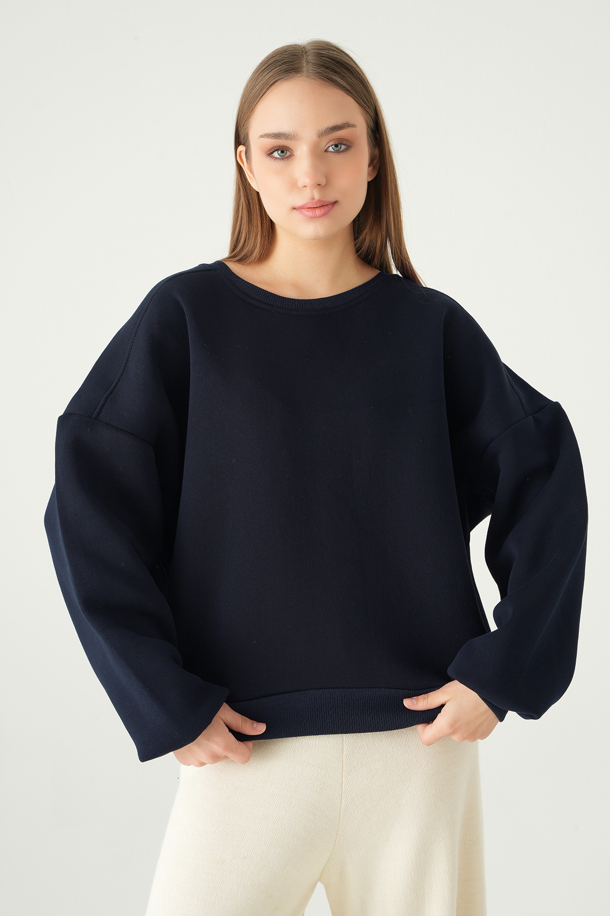 Bisiklet Yaka Sweat 1029 Laci - 2