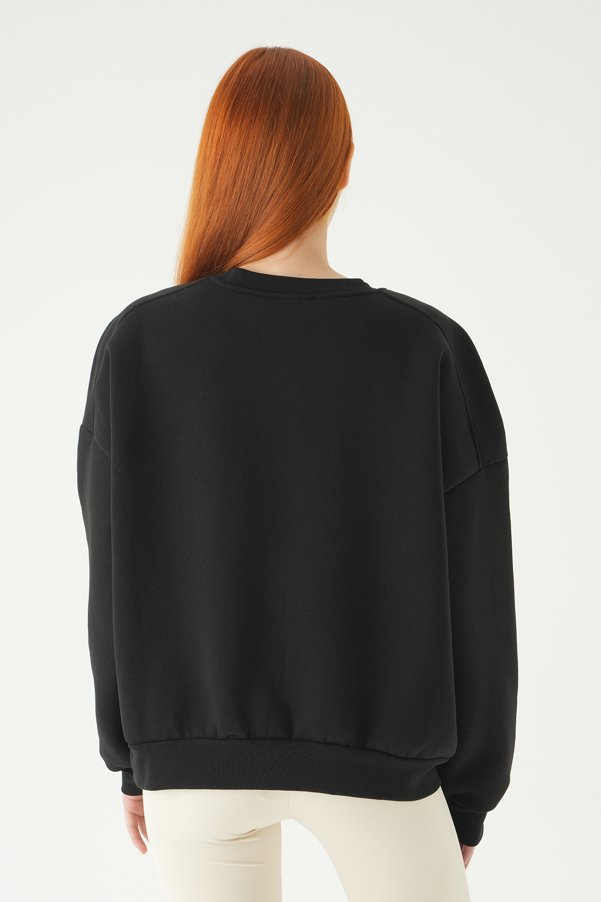 Siyah Bisiklet Yaka Sweat 1029 - 5