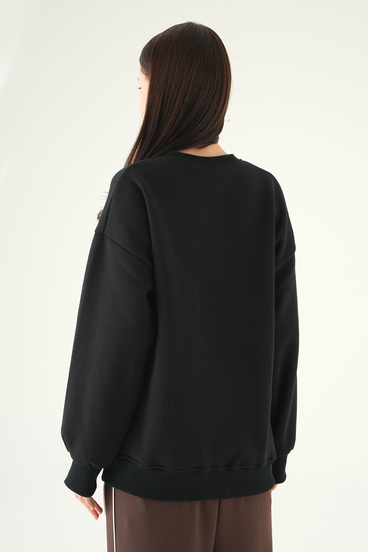 Siyah Saint Paradiso Baskılı Sweat 1036 - 5