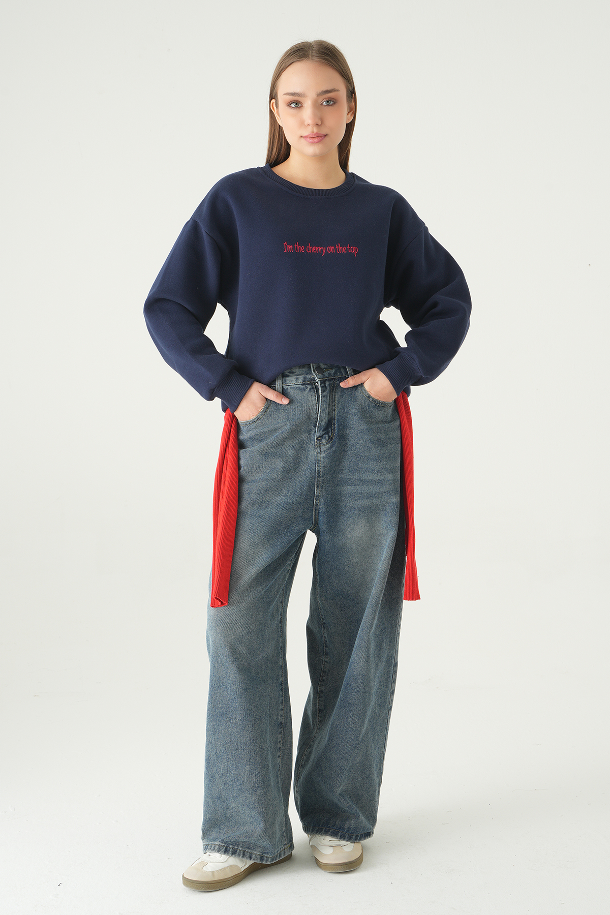 1041 Baskılı Sweat Laci - RAYS