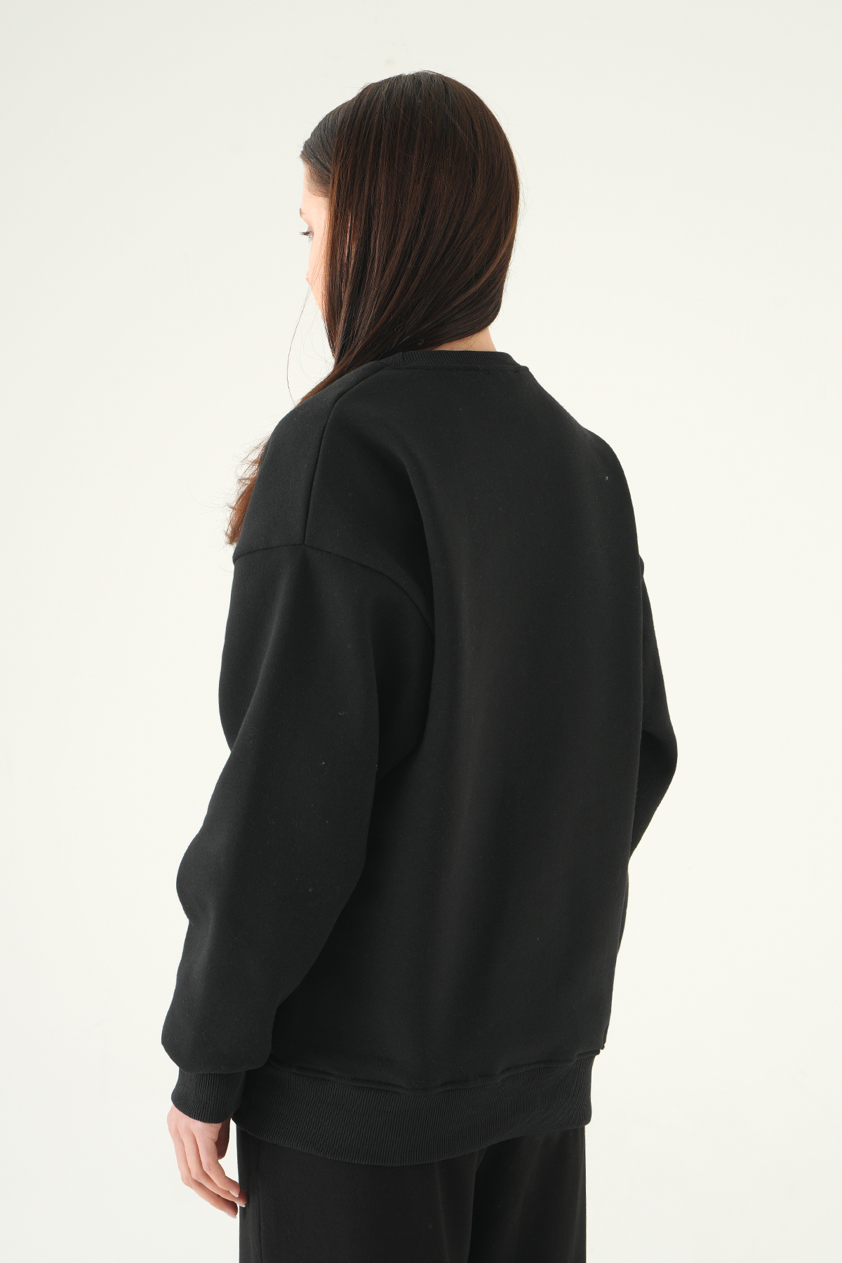 Cherry On Top Baskılı Sweat 1041 Siyah - 5