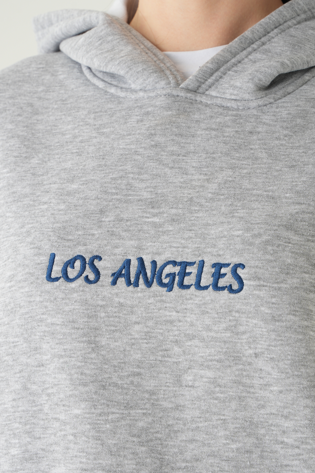 Gri Los Angeles Baskılı Sweat 1042 - 4