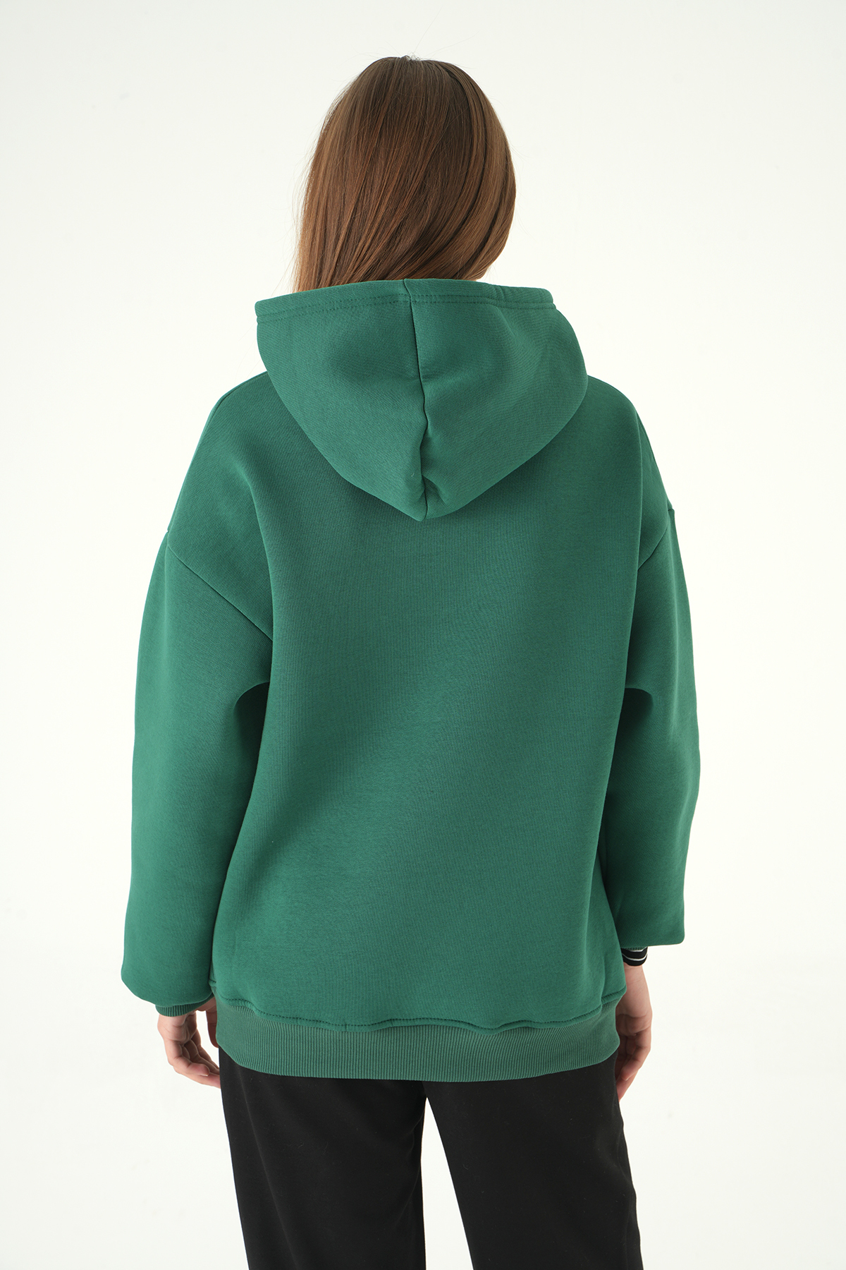Yeşil Los Angeles Baskılı Sweat 1042 - 5