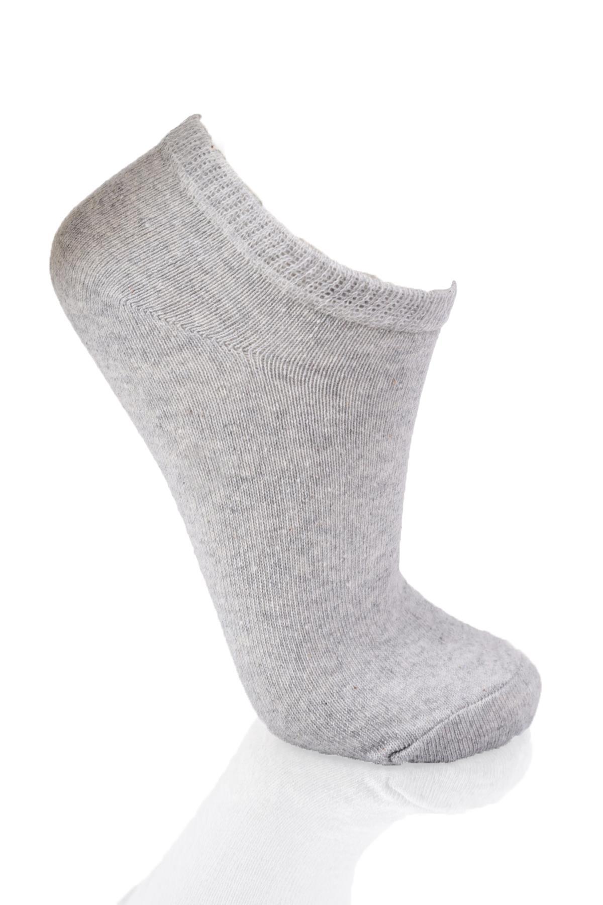 1056 3'lü Çorap Siyah-Beyaz-Gri - RAYS