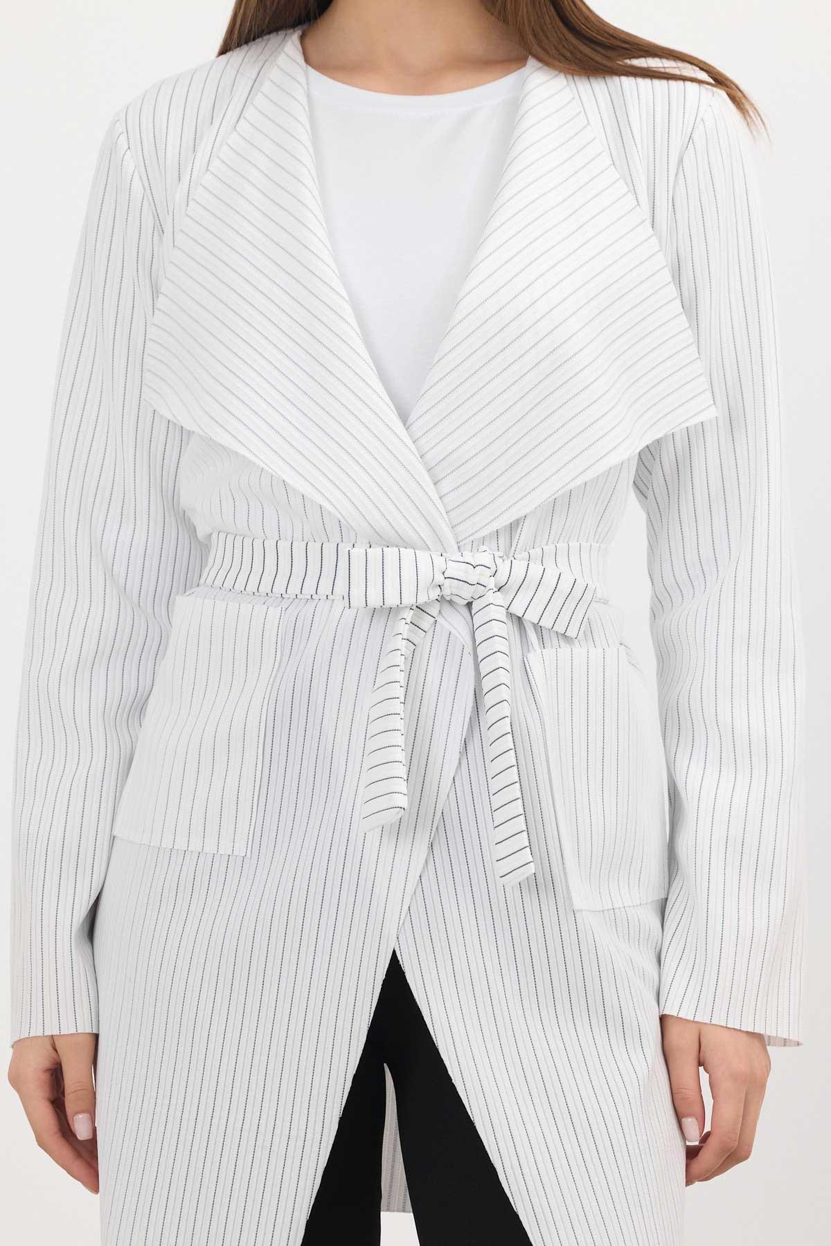 Laci Çizgili Cepli Uzun Hırka 1059 - 5