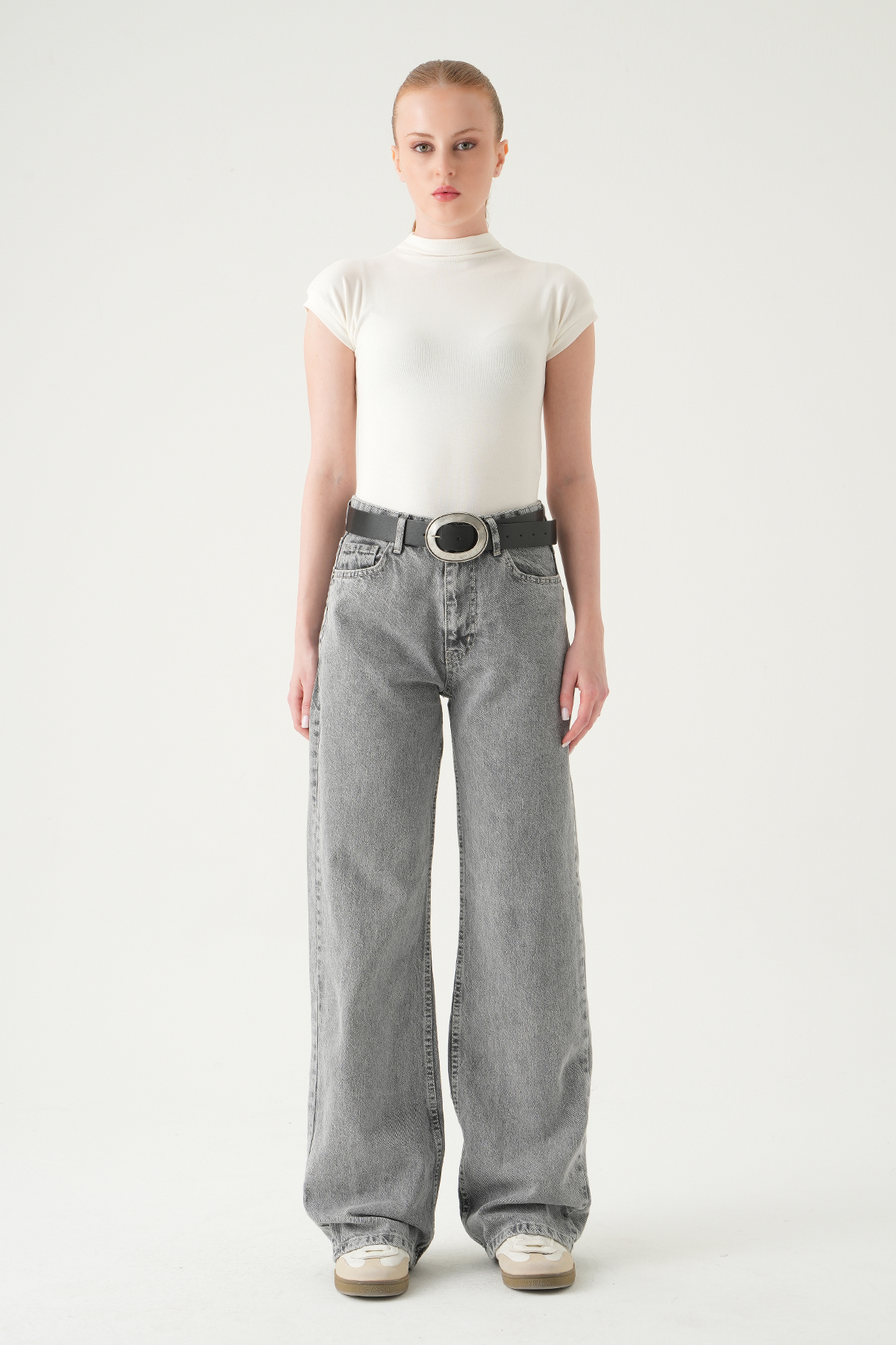 Füme Bol Paça Pantolon 1062 - 1