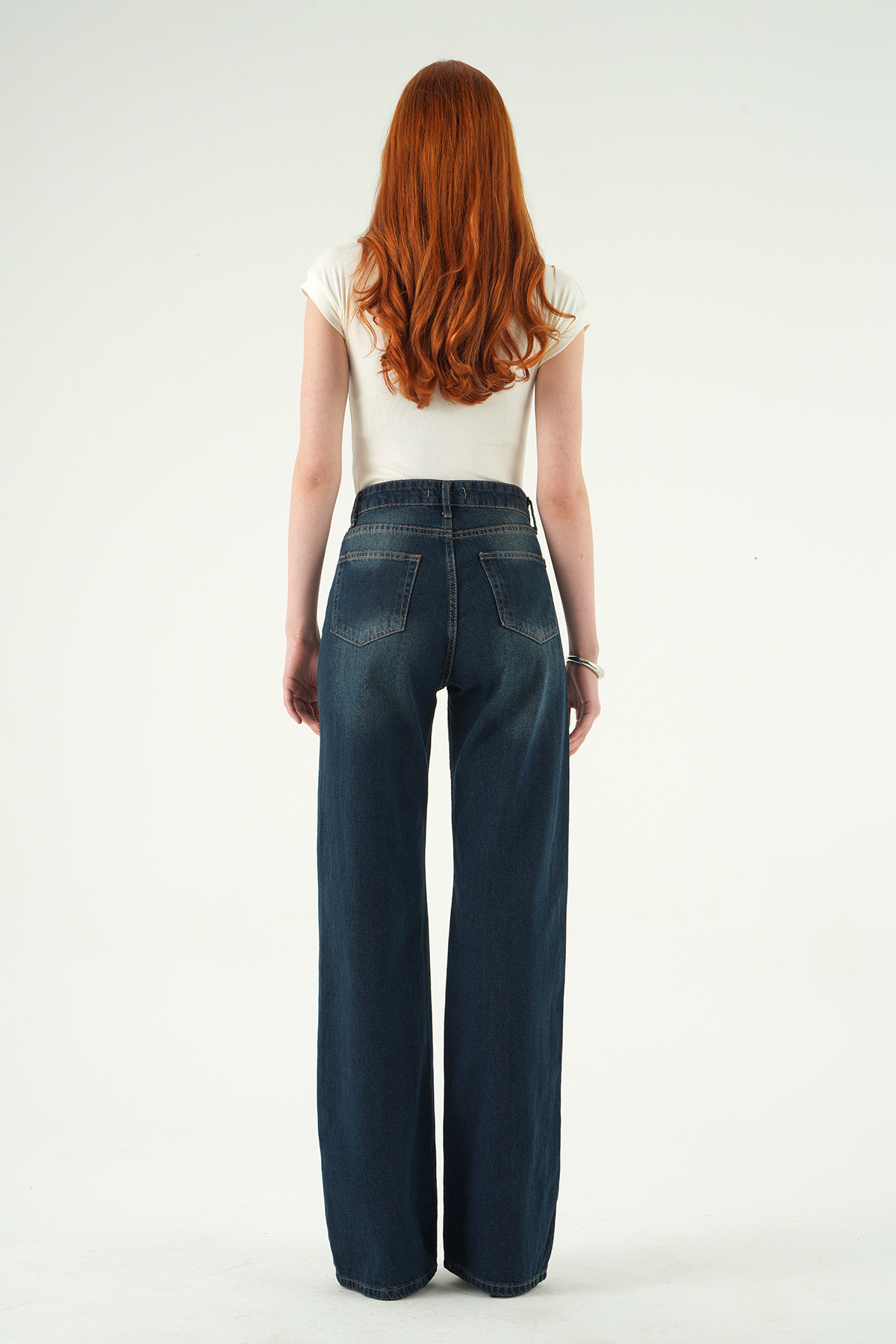 1062 Likralı Bol Paça Pantolon Tint Kahve - 5