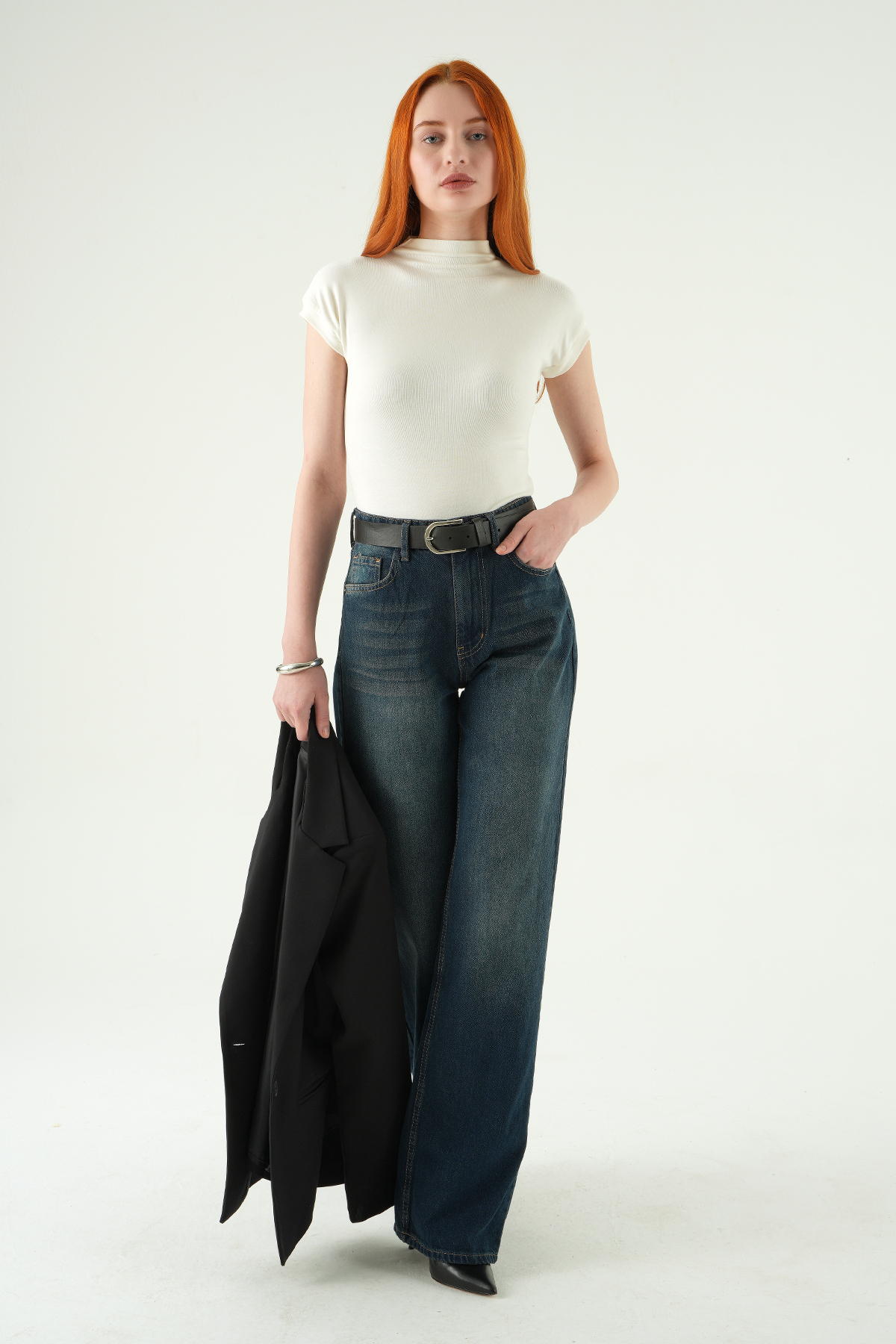 Tint Kahve Bol Paça Pantolon 1062 