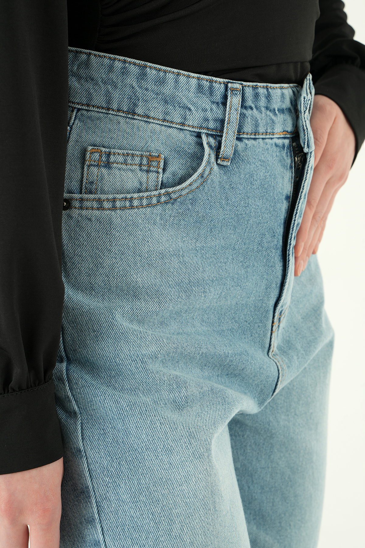 Buzkar Yüksek Bel Mom Jean 1063 - RAYS