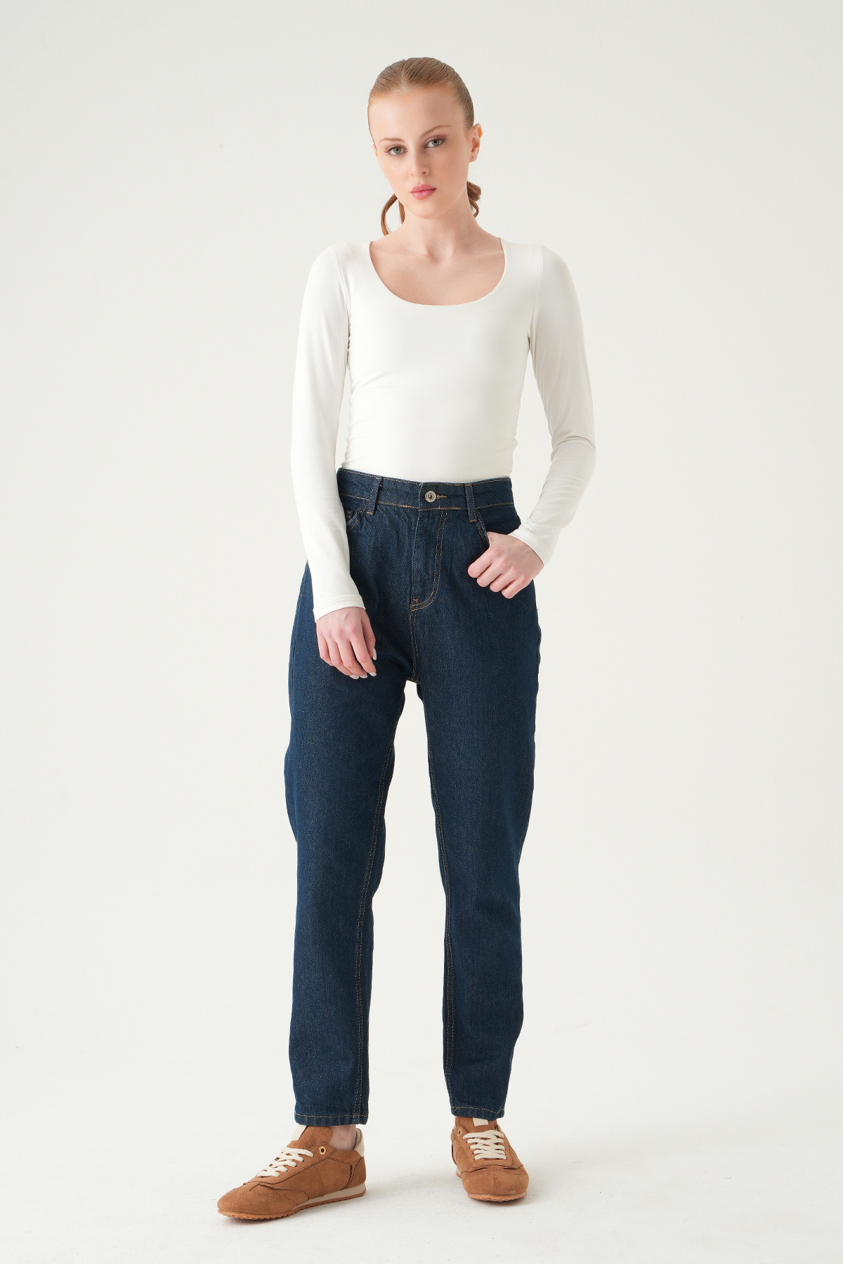 Laci Yüksek Bel Mom Jean 1063 - RAYS (1)