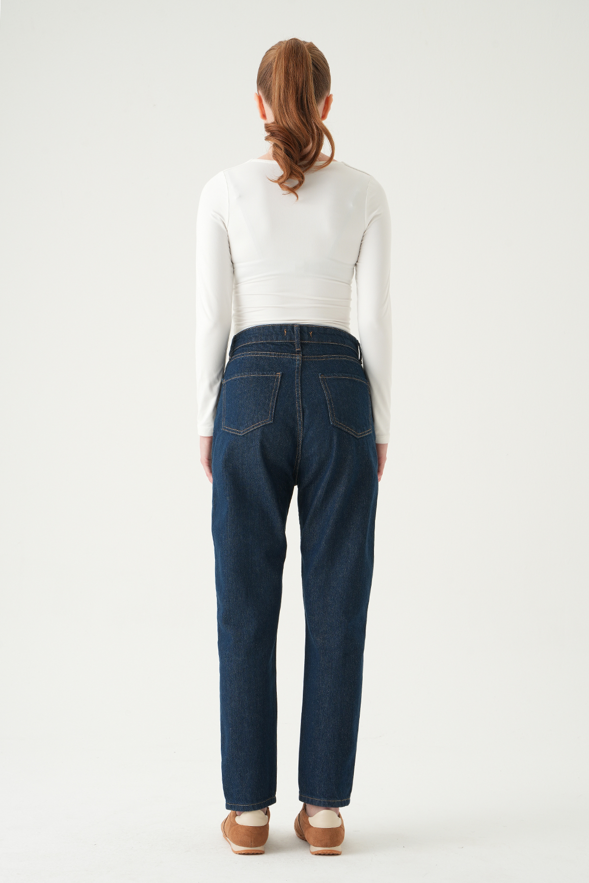 Yüksek Bel Mom Jean 1063 Laci - 5