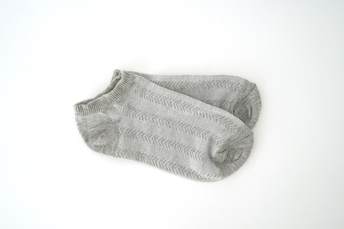 Renkli Desenli 3'lü Patik Çorap 1068 - 4