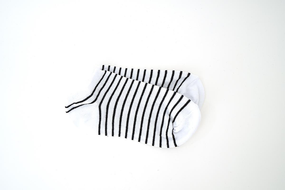 Renkli Çizgili 4'lü Patik Çorap 1075 - 4