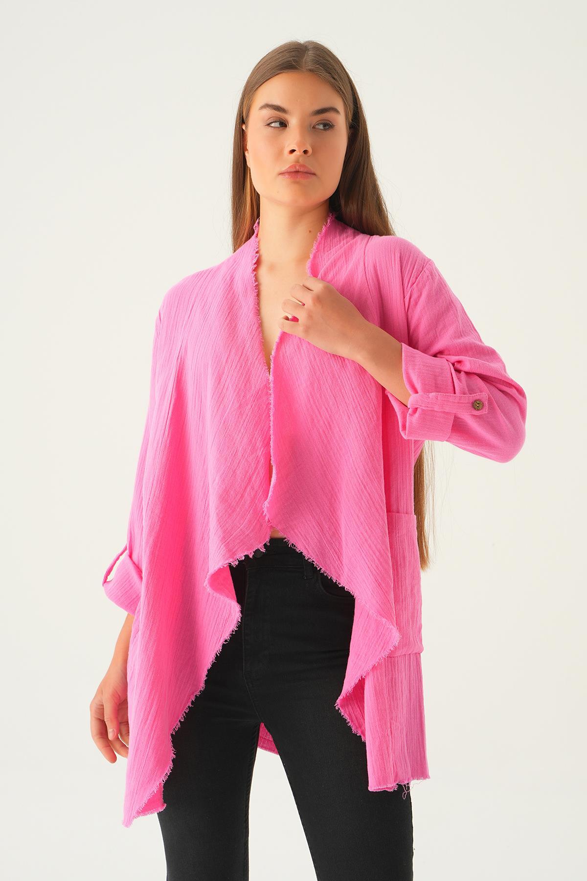 1076 Salaş Kimono Fuşya - 3