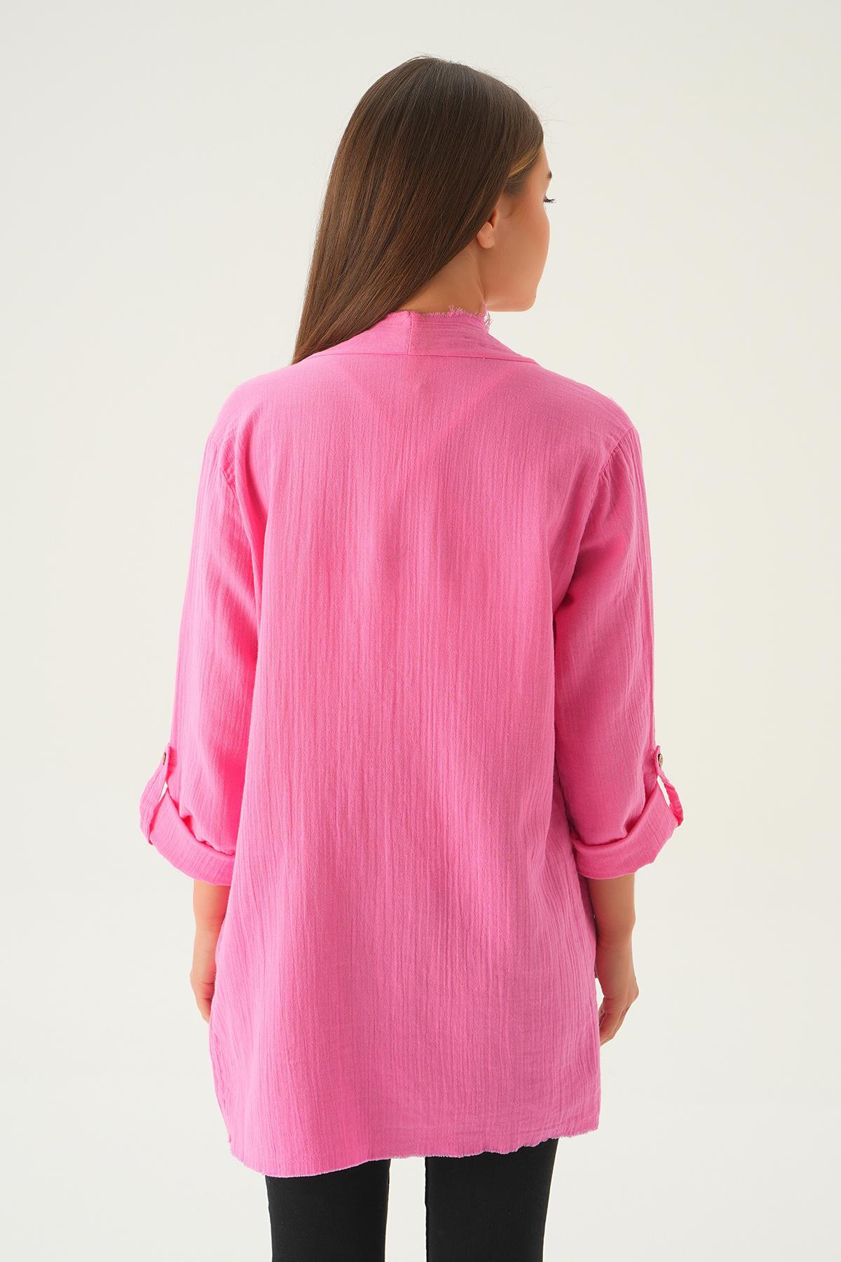 Fuşya Salaş Kimono 1076 - 5