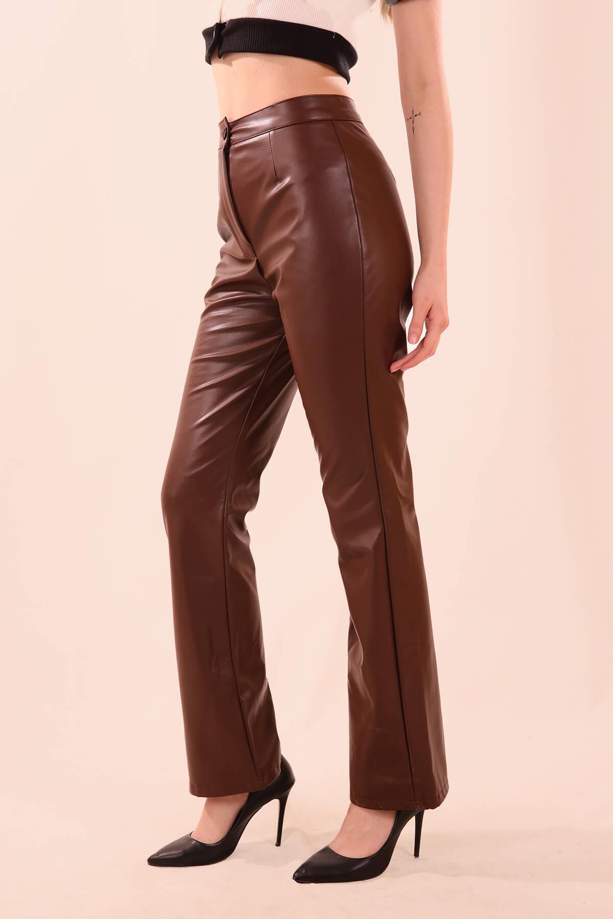 Kahve Deri Pantolon 108 - 4