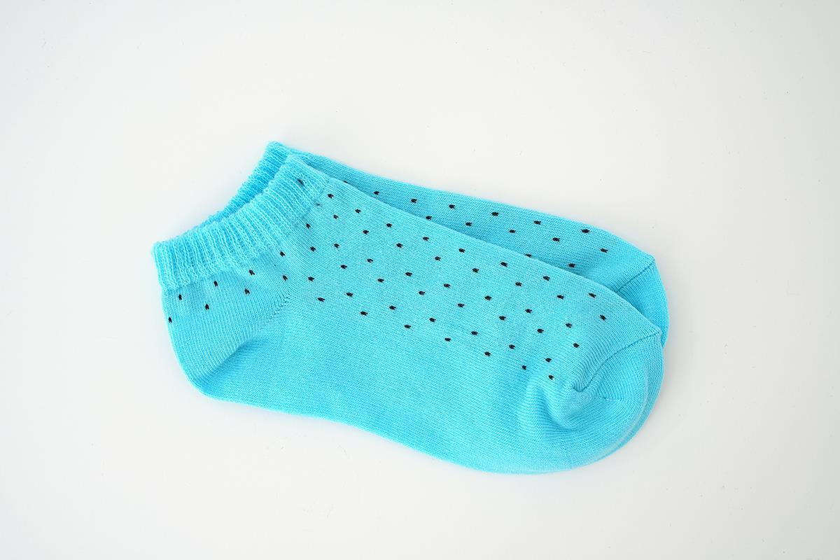 Renkli Nokta Desen 3'lü Patik Çorap 1080 - 4