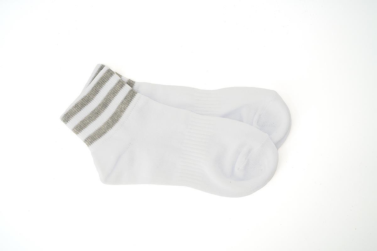 Renkli Çizgili 3'lü Soket Çorap 1086 - 4