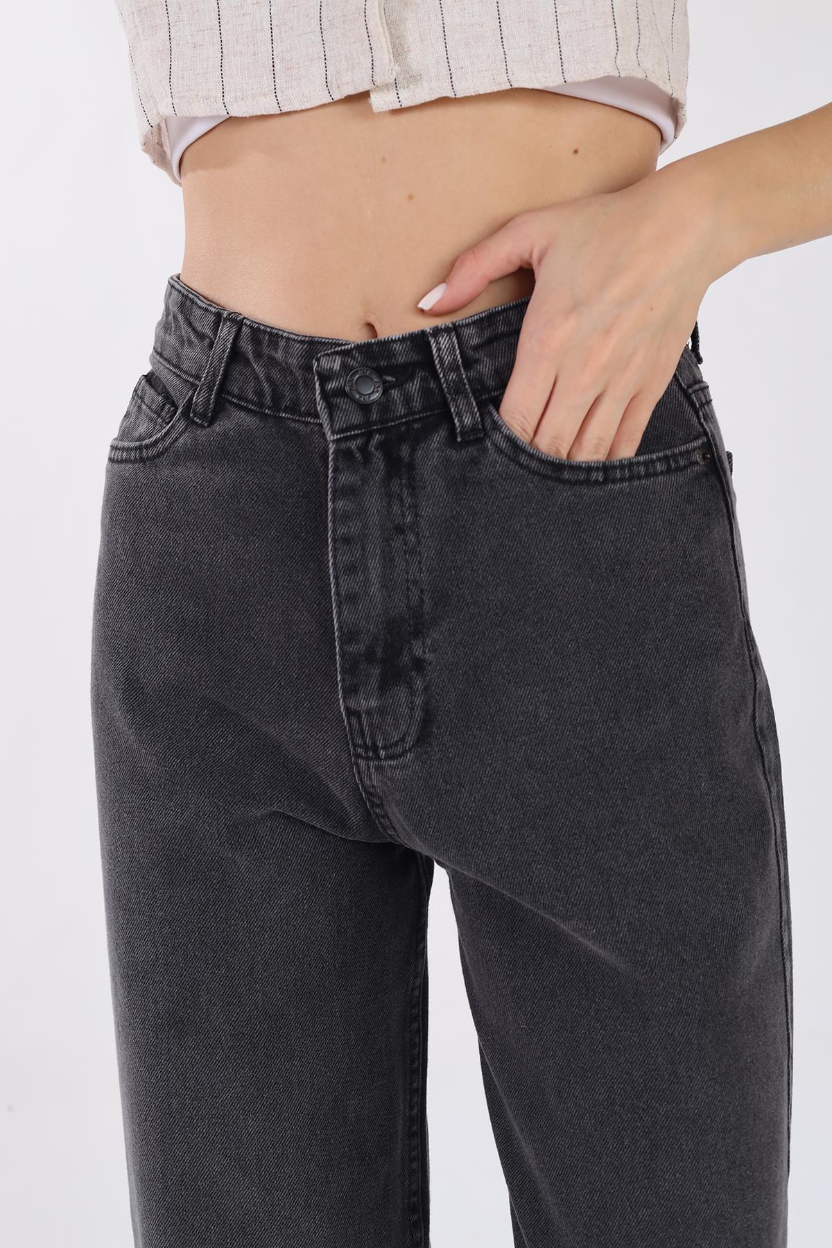 Füme Bol Paça Kot Pantolon 11107 - 4