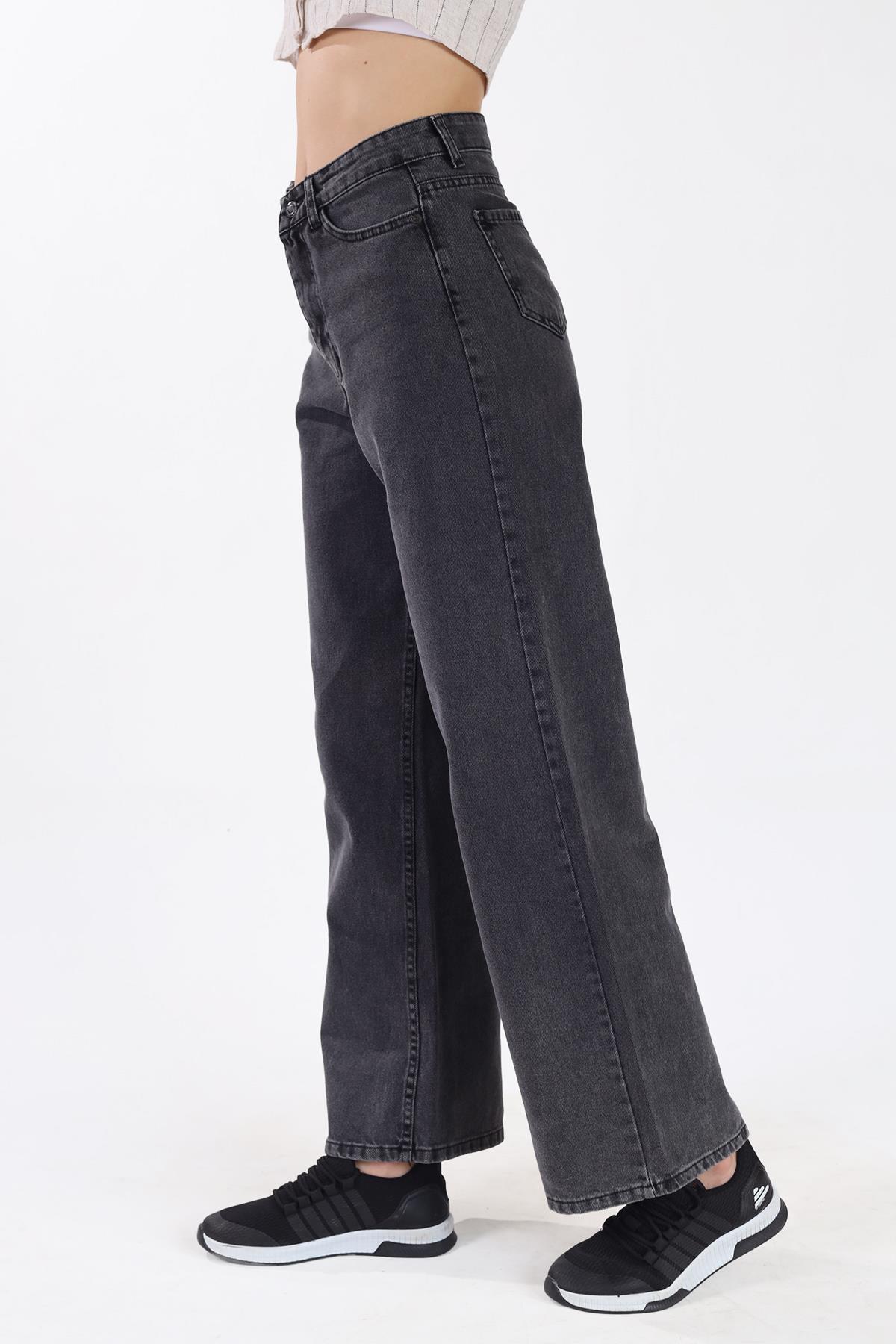 Füme Bol Paça Kot Pantolon 11107 - 6